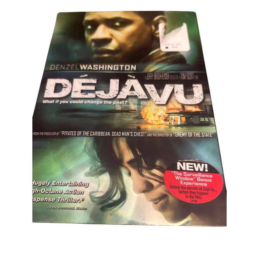 Deja Vu DVD Widescreen Edition Bonus Features Starring Denzel Washington Case